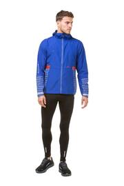 Ronhill Mens Blue Tech Reflective Afterhours Running Jacket - Image 3 of 6