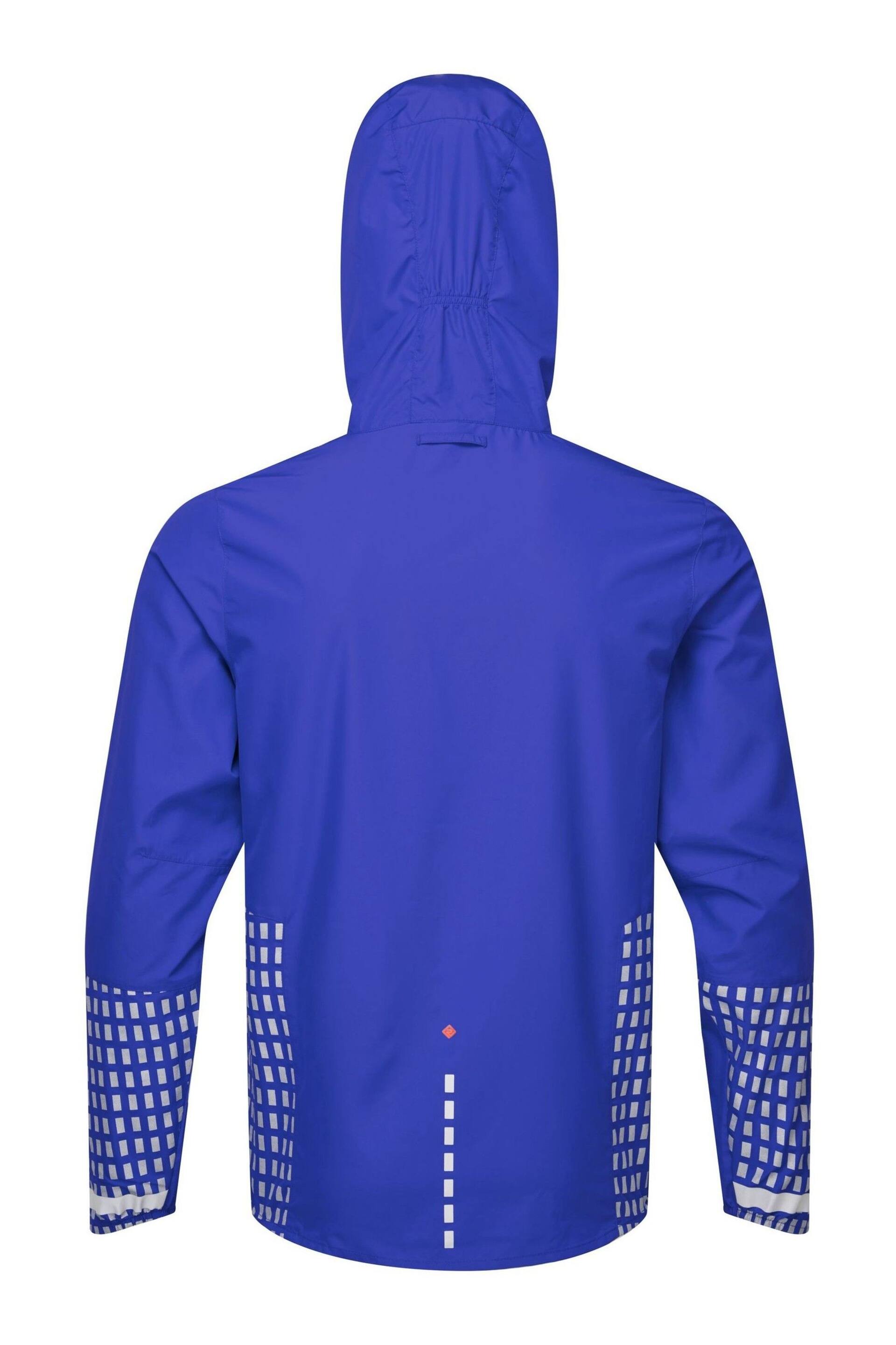 Ronhill Mens Blue Tech Reflective Afterhours Running Jacket - Image 6 of 6