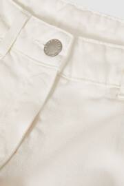 Reiss Cream Colorado Garment Dyed Wide Leg Trousers - Image 6 of 6
