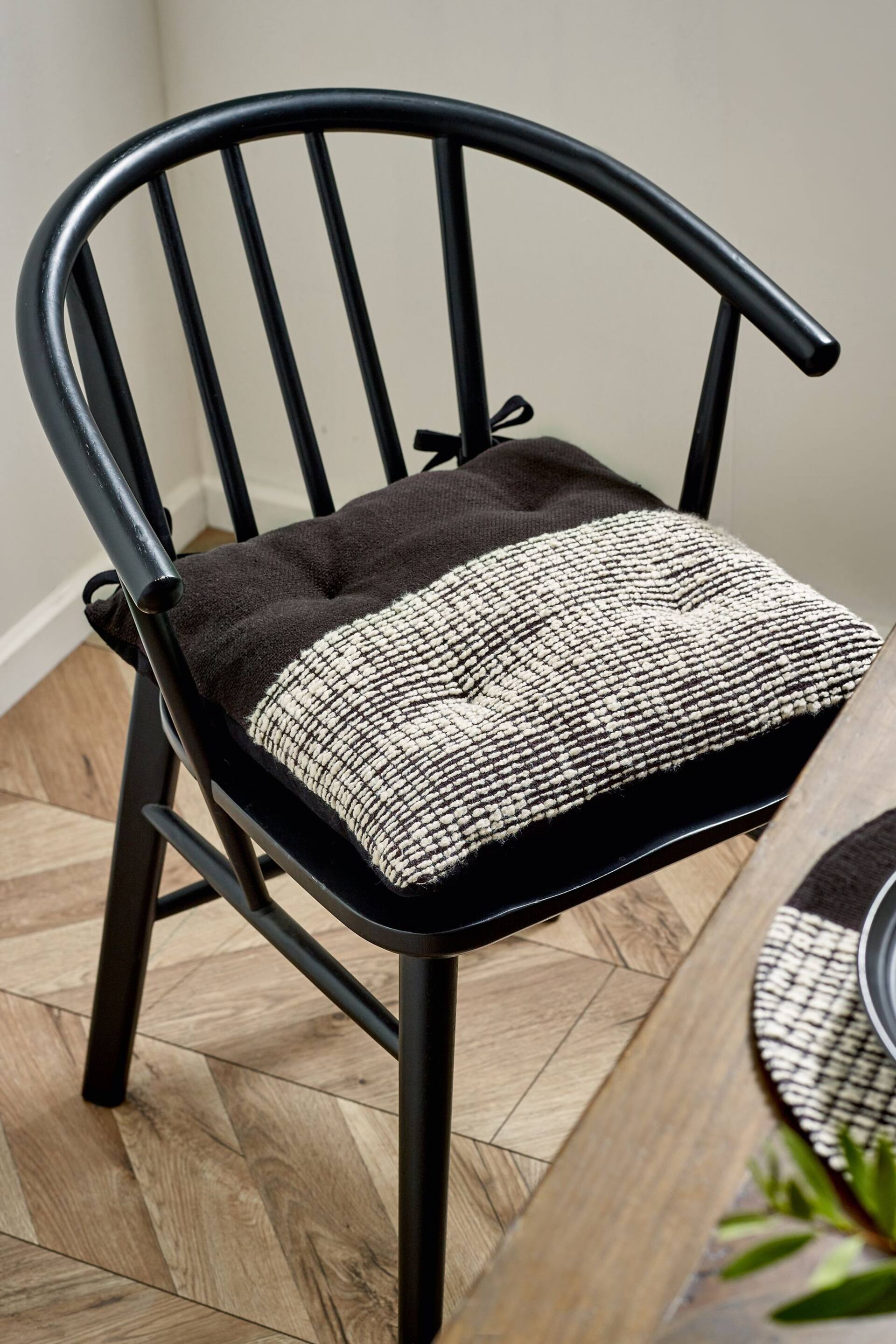 Black Bronx Seat Cushion - Image 1 of 5