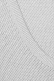 Reiss Optic White Velo Open-Stitch Cotton Vest - Image 6 of 6