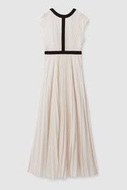 Reiss White Harley Pleated Maxi Dress - Image 2 of 6