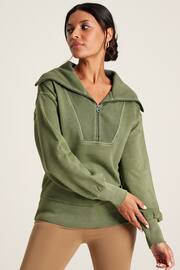 Joules Tia Green Pullover Sweatshirt - Image 1 of 6