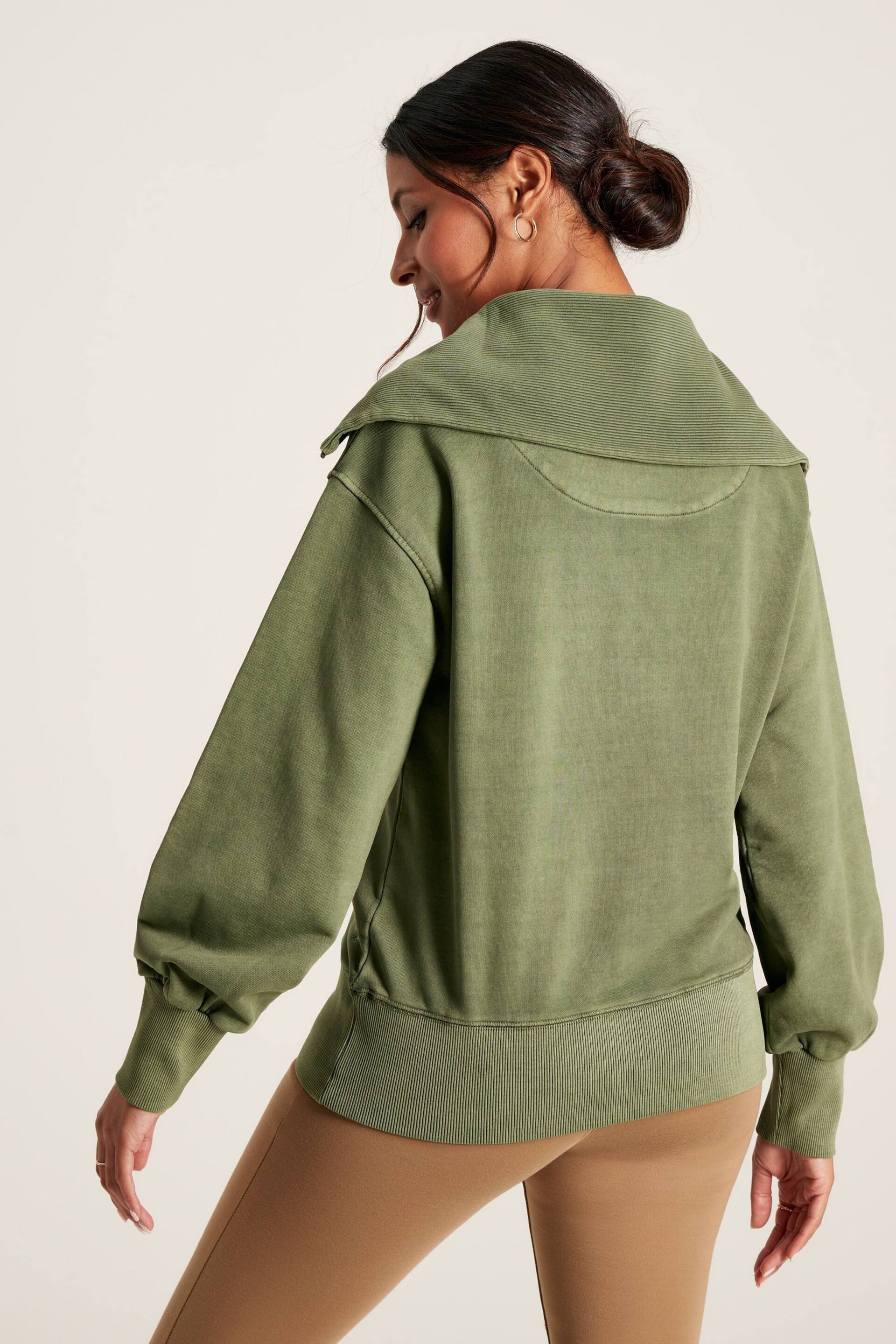 Joules Tia Green Pullover Sweatshirt - Image 2 of 6