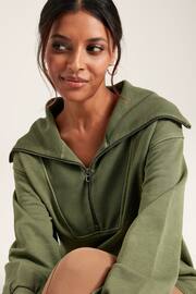 Joules Tia Green Pullover Sweatshirt - Image 4 of 6