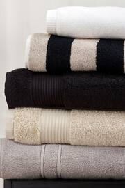 Black Egyptian Cotton Towel - Image 5 of 7