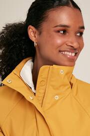 Joules Edinburgh Yellow Premium Waterproof Hooded Raincoat - Image 6 of 10