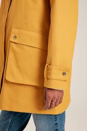 Joules Edinburgh Yellow Premium Waterproof Hooded Raincoat - Image 7 of 10