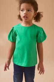 Green Puff Short Sleeve T-Shirt (3mths-7yrs) - Image 1 of 7