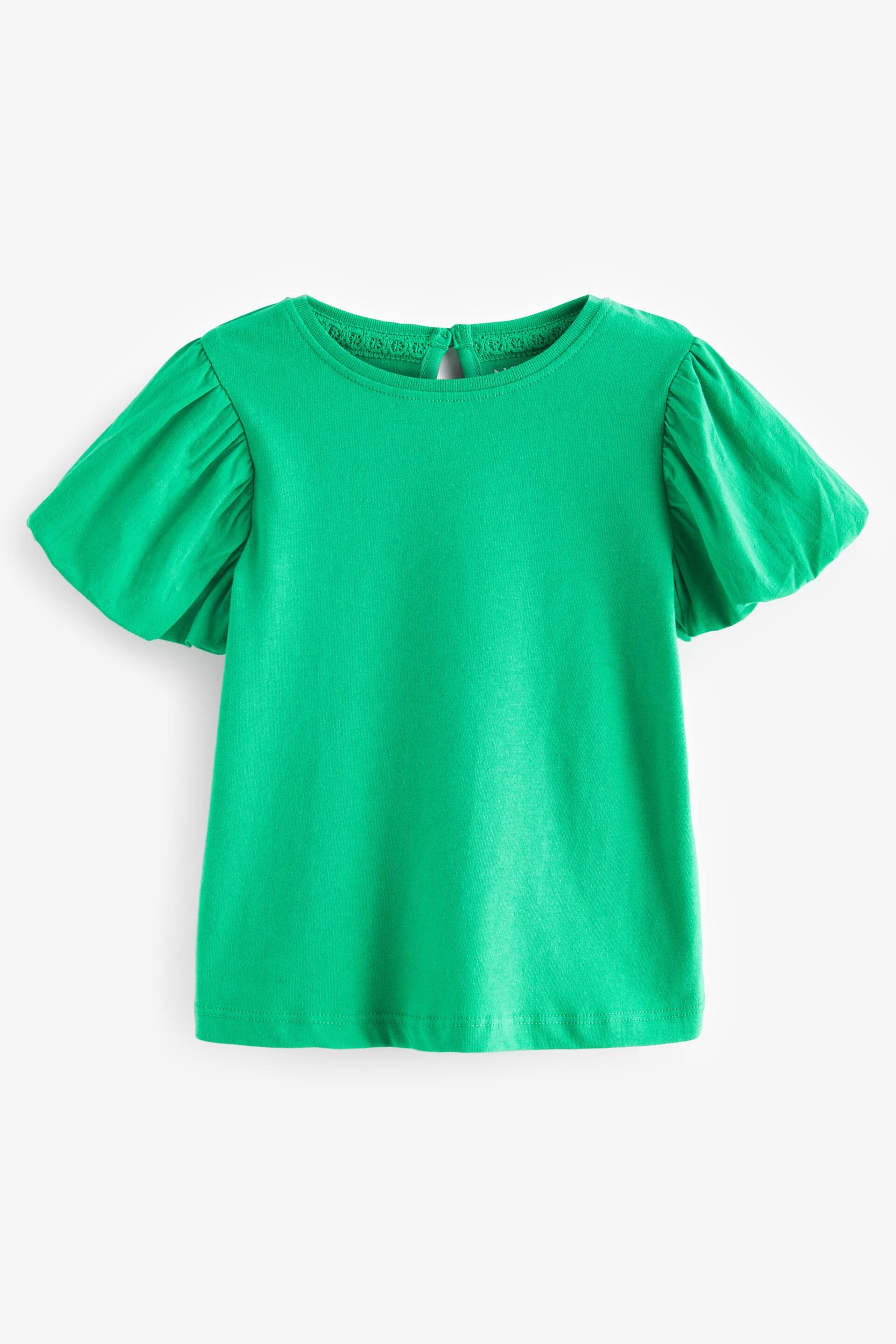 Green Puff Short Sleeve T-Shirt (3mths-7yrs) - Image 5 of 7