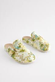 Green Footbed Mule Slippers - Image 3 of 7
