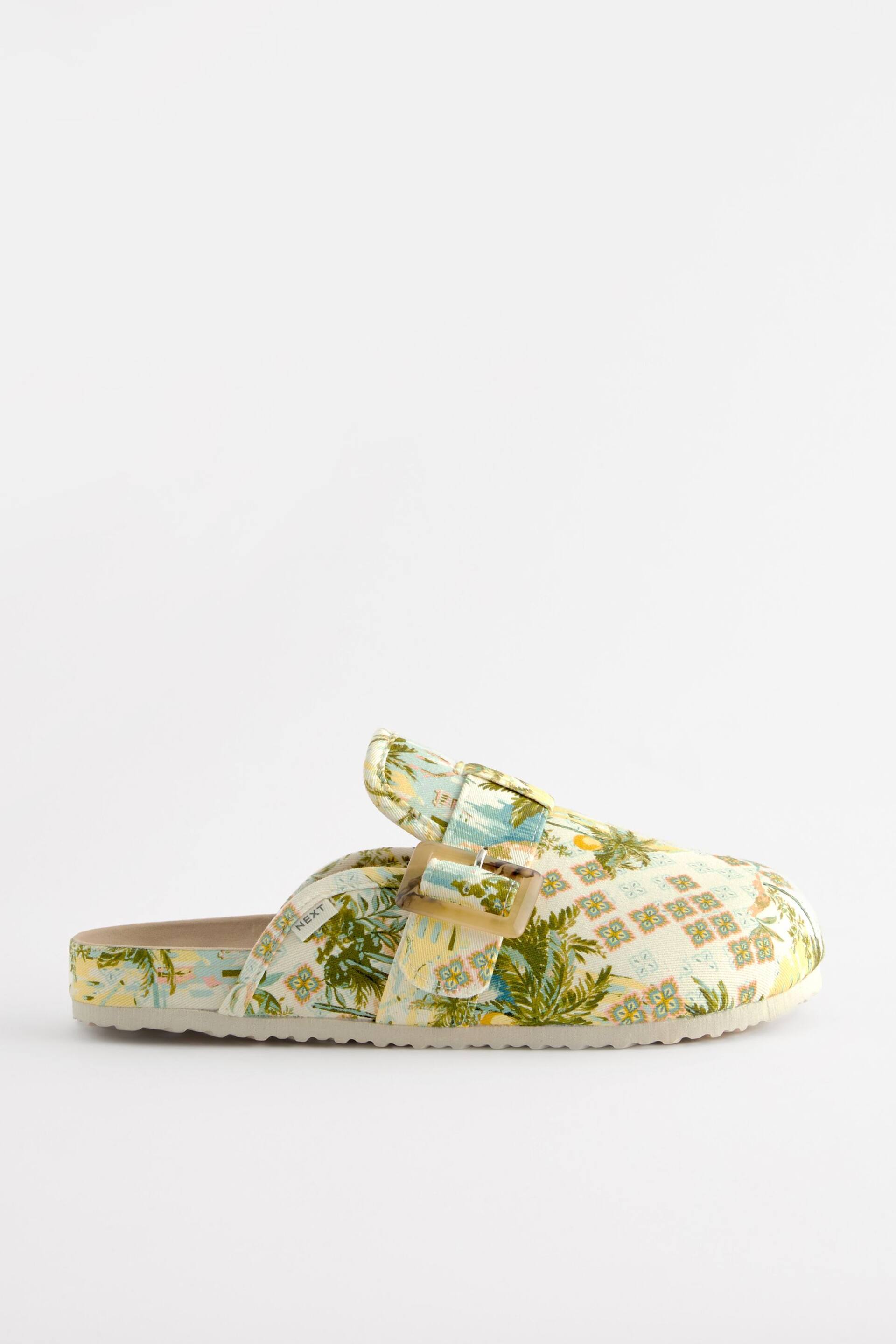 Green Footbed Mule Slippers - Image 4 of 7