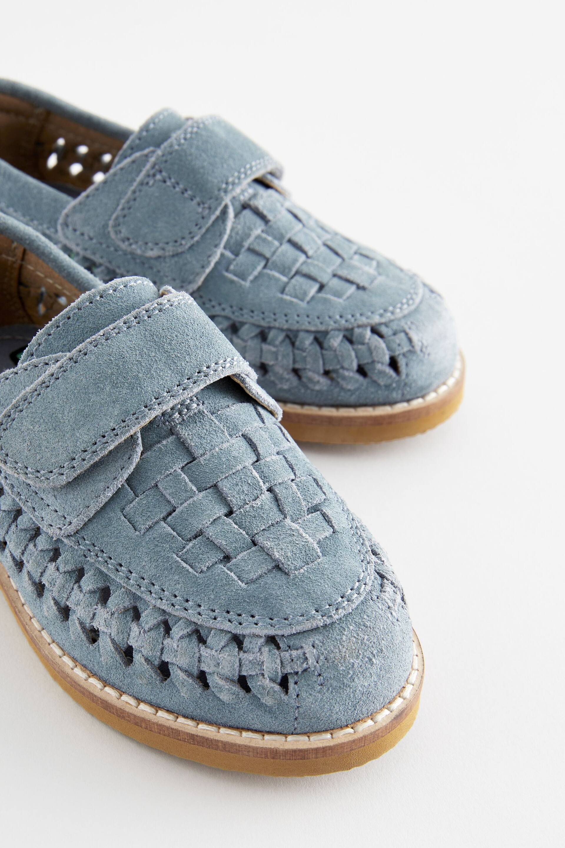 Blue Woven Loafers - Image 3 of 5