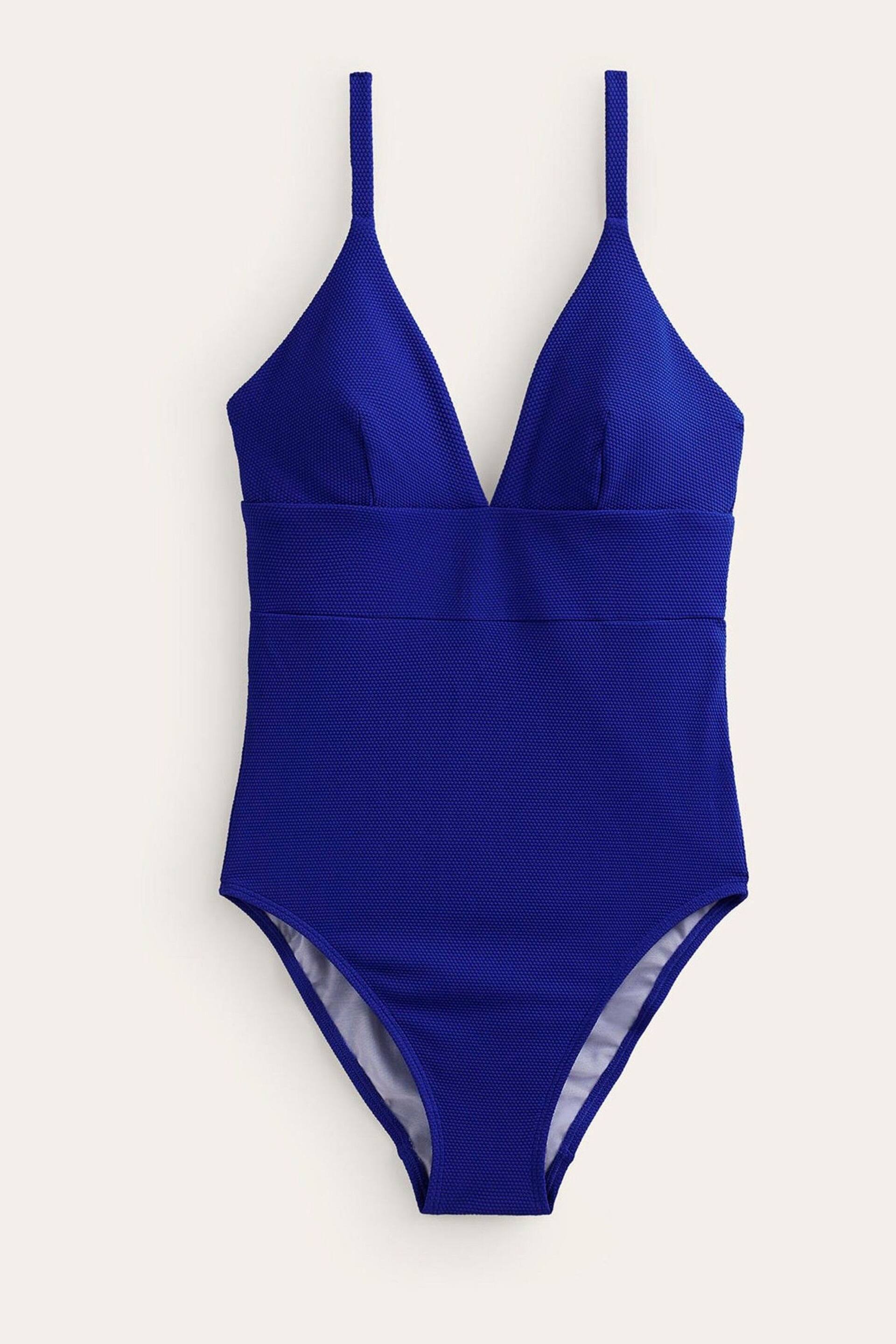 Boden Purple/blue Arezzo V-Neck Panel Swimsuit - Image 5 of 6