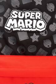 Vanilla Underground Black Nintendo Boys Logo, Mario Placement Print / Moulded Toad Zipper Detail Backpack - Image 4 of 4