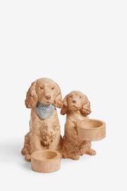 Set of 2 Natural Cooper the Spaniel and Friends Tealight Candle Holder - Image 3 of 5