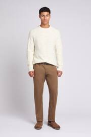 U.S. Polo Assn. Mens Cream Fisherman Nepp Knitted Jumper - Image 3 of 8