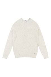 U.S. Polo Assn. Mens Cream Fisherman Nepp Knitted Jumper - Image 6 of 8