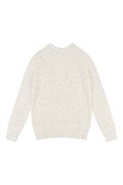 U.S. Polo Assn. Mens Cream Fisherman Nepp Knitted Jumper - Image 7 of 8