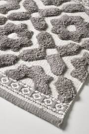 Grey Tile Geo Bath Mat - Image 2 of 3