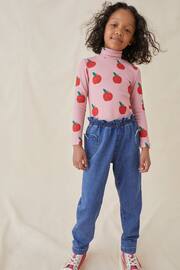 Boden Blue Denim Pull-On Trousers - Image 1 of 5