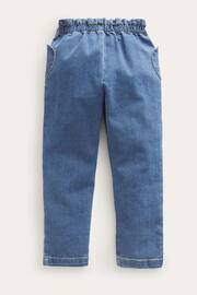 Boden Blue Denim Pull-On Trousers - Image 4 of 5