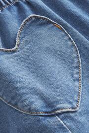 Boden Blue Denim Pull-On Trousers - Image 5 of 5