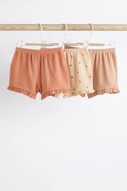 Beige/Cream Baby Shorts 3 Pack - Image 2 of 9
