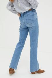 FatFace Blue Fly Flare Jeans - Image 2 of 6