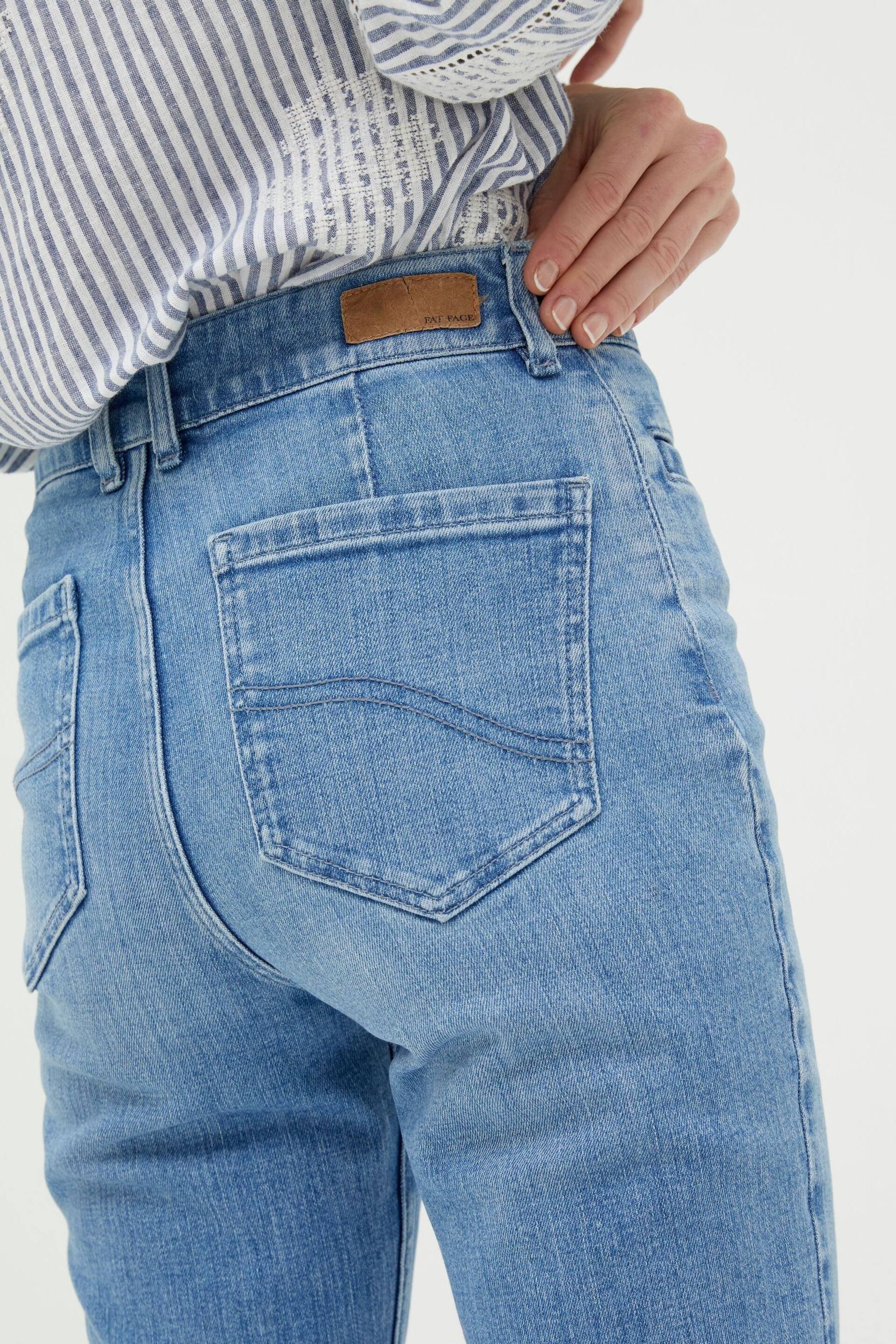 FatFace Blue Fly Flare Jeans - Image 4 of 6