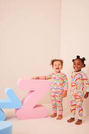 Rainbow 2 Pack Printed Long Sleeve Pyjamas (9mths-8yrs) - Image 5 of 16