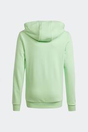 adidas Green Sportswear Big Logo Essentials Cotton Hoodie - Image 2 of 5