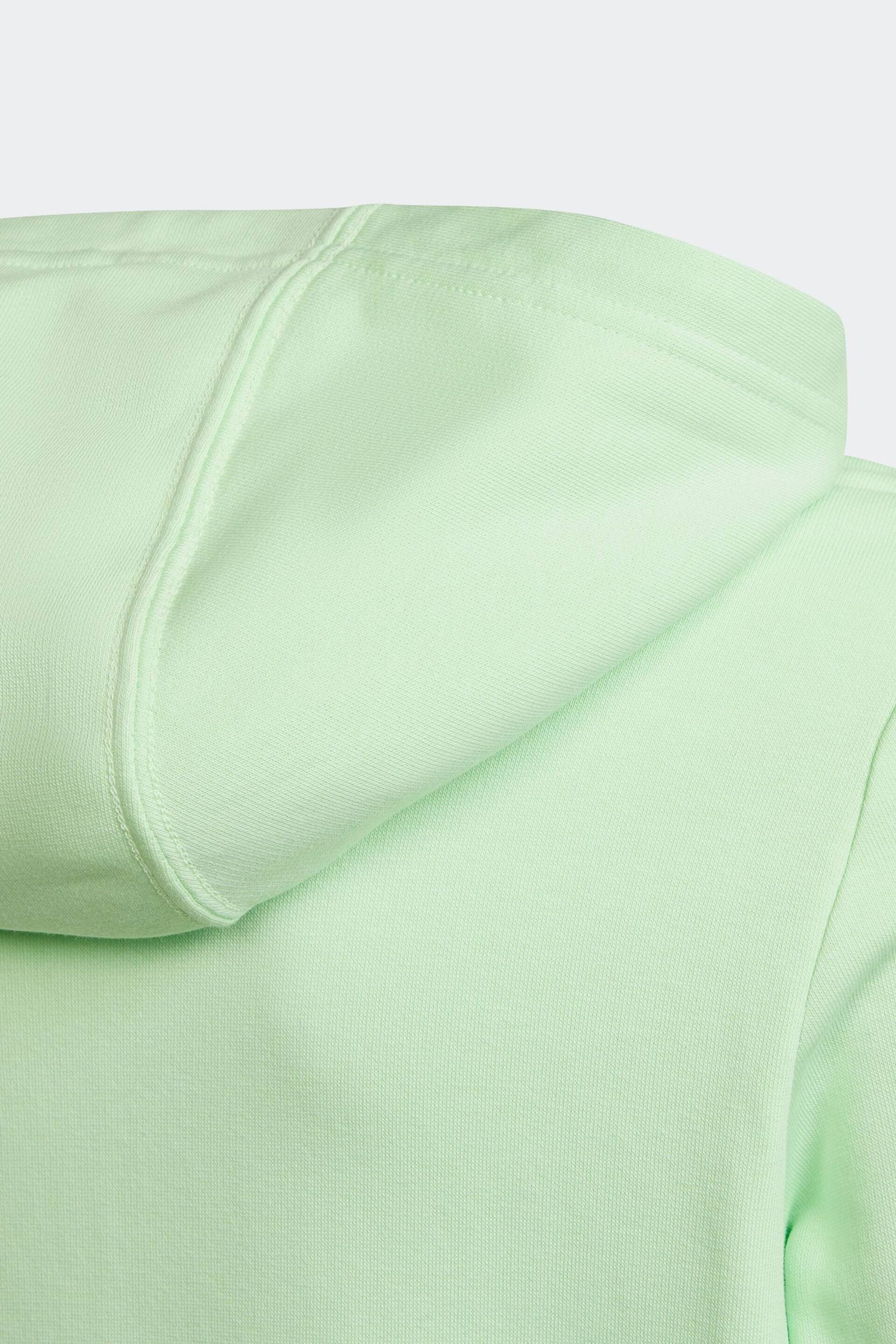 adidas Green Sportswear Big Logo Essentials Cotton Hoodie - Image 5 of 5