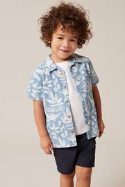 Blue Dino Short Sleeve Printed Shirt (3mths-7yrs) - Image 2 of 6