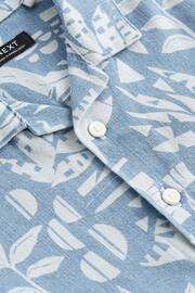 Blue Dino Short Sleeve Printed Shirt (3mths-7yrs) - Image 6 of 6