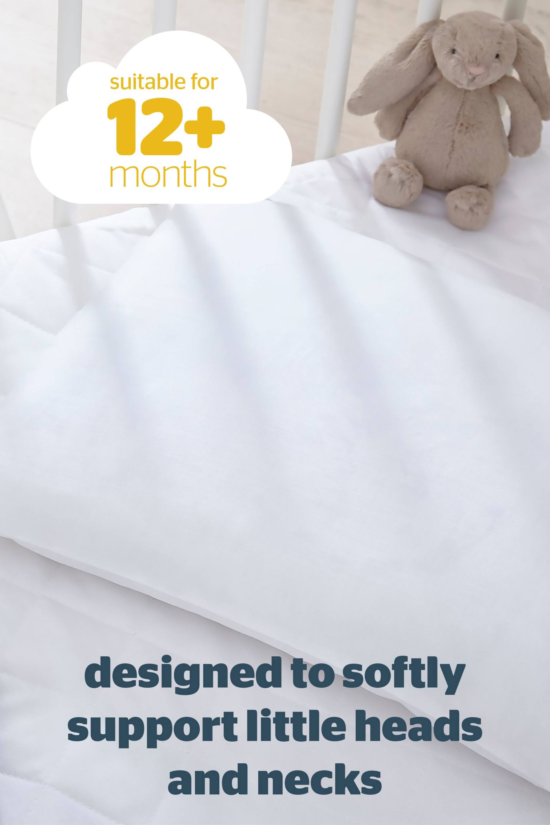 Silentnight Safe Nights Anti-Allergy Cot Bed Pillow - Image 6 of 11