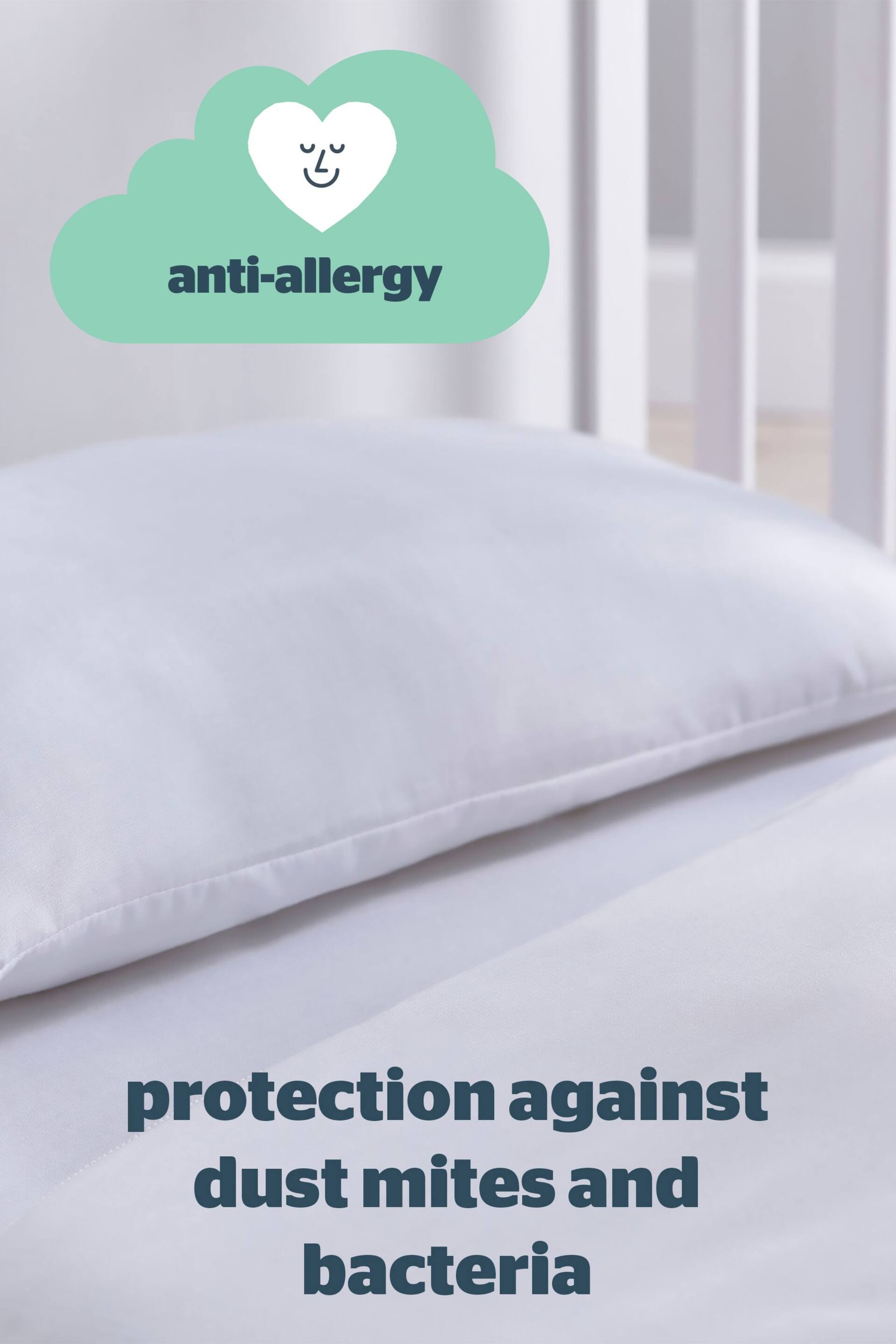 Silentnight Safe Nights Anti-Allergy Cot Bed Pillow - Image 7 of 11
