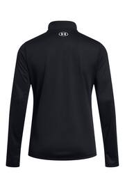 Under Armour Black Solid Tech 1/2 Zip Top - Image 4 of 4