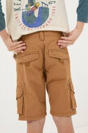 FatFace Brown Lulworth Cargo Shorts - Image 2 of 4