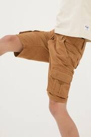 FatFace Brown Lulworth Cargo Shorts - Image 3 of 4