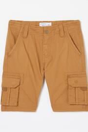 FatFace Brown Lulworth Cargo Shorts - Image 4 of 4