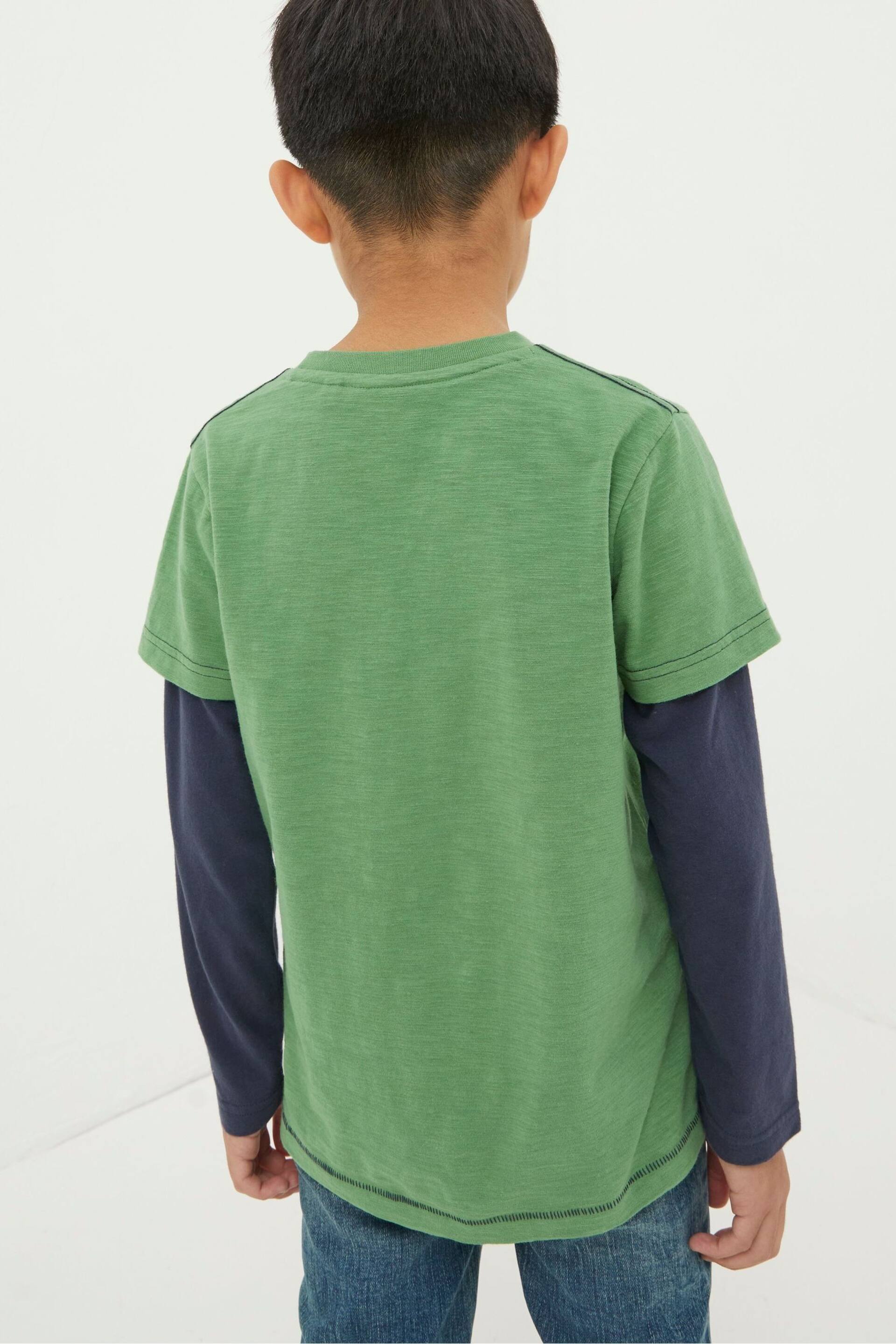 FatFace Green Bird Spotting Jersey T-Shirt - Image 2 of 4