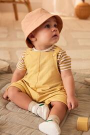 Sage Green / Apricot Orange Baby Bucket Hats 2 Pack (0mths-2yrs) - Image 2 of 6