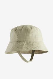 Sage Green / Apricot Orange Baby Bucket Hats 2 Pack (0mths-2yrs) - Image 5 of 6