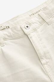 Ecru Garment Dye Denim Shorts - Image 6 of 8