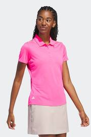 adidas Golf Womens Solid Short Sleeve Polo Shirt - Image 3 of 6
