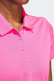 adidas Golf Womens Solid Short Sleeve Polo Shirt - Image 4 of 6