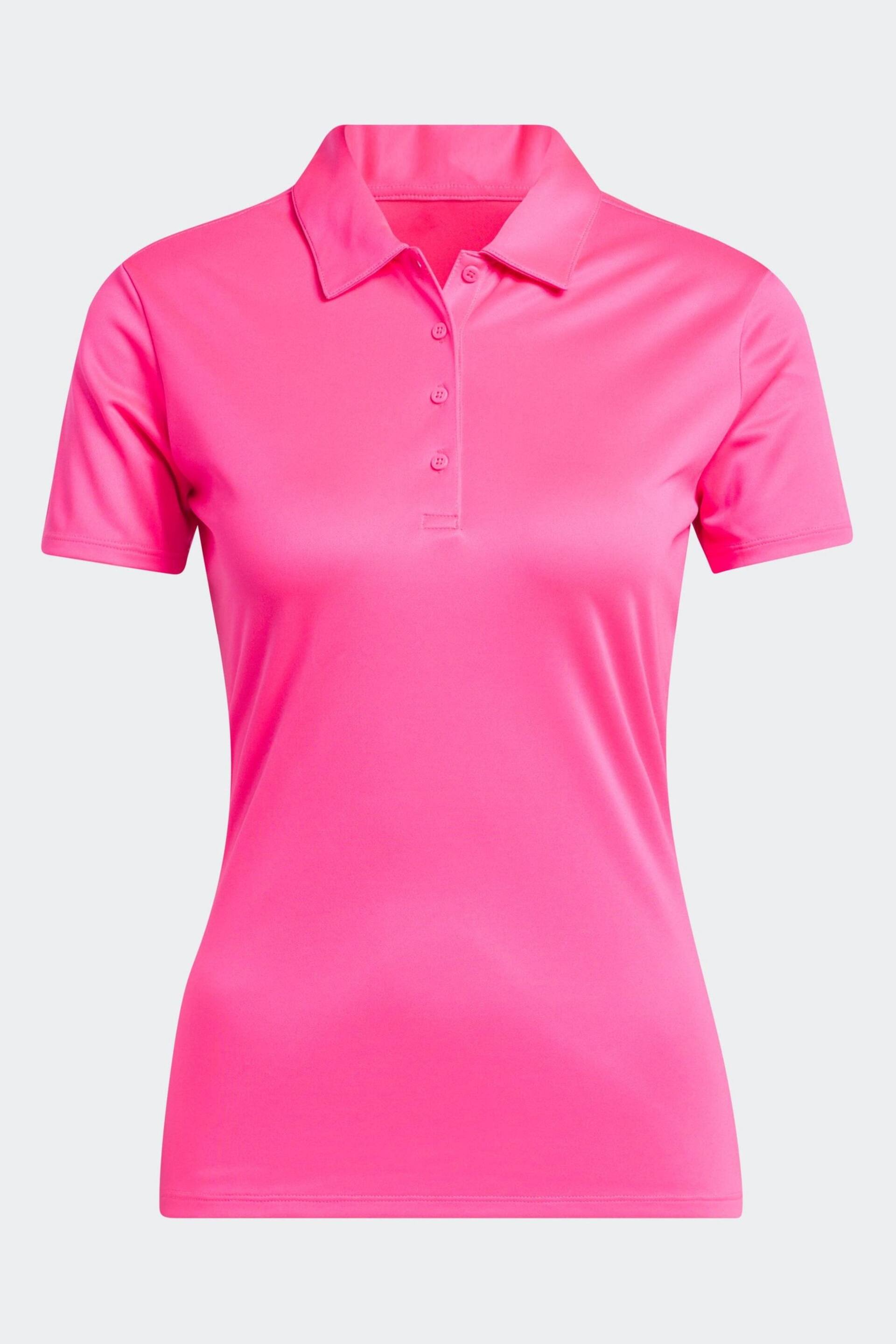 adidas Golf Womens Solid Short Sleeve Polo Shirt - Image 6 of 6