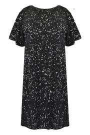 Live Unlimited Curve Embellished Cold Shoulder Black Dress - Image 5 of 5