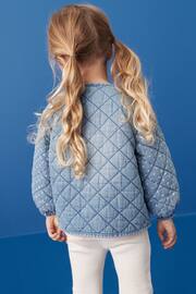 Mid Blue Denim Quilted Character Jacket (3mths-7yrs) - Image 2 of 7